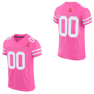 Maillot de football américain personnalisé avec nom d'équipe, marque personnalisée, antibactérien, personnalisable, nouveau style tendance, grande taille, respirant - Product Image 5