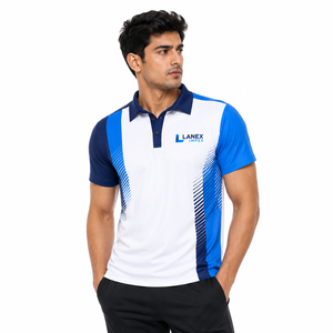 Polo personnalisé en sublimation pour homme, séchage rapide, performance, golf, évacuation de l'humidité, uniforme d'équipe sportive, vêtements de travail d'entreprise - Product Image 1