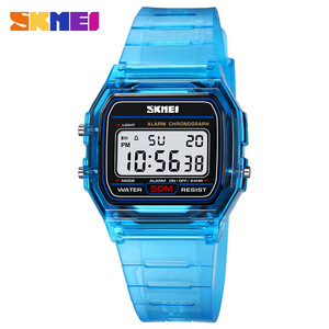 Montre <span class=keywords><strong>Skmei</strong></span> 2056, montre <span class=keywords><strong>sport</strong></span> décontractée, résistante à l'eau, électronique, carrée, multifonction, affichage LED numérique, lumineuse, pour homme - Product Image 6