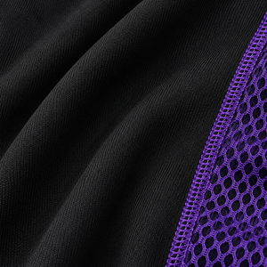 Warpro Men's Black Purple <b>Compression</b> Rash Guard Short Sleeve Quick Dry Spandex Polyester Workout <b>Shirt</b> Adult Size - Product Image 5