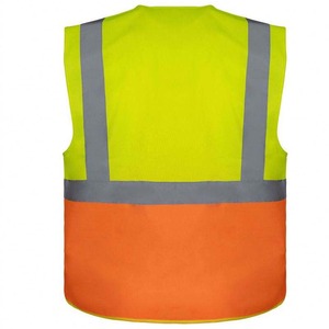 High Quality Customized Reflective Hi Vis Breathable Quick Dry Vest Multi-Pockets Waterproof Night Safety Construction Road Work - Product Image 2