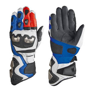 ถุงมือหนังสำหรับขี่มอเตอร์ไซค์แบบทัวร์ริ่ง รองรับหน้าจอสัมผัส น้ำหนักเบา สำหรับการขับขี่ระยะไกล บุด้วยเจลเพื่อความสบาย ป้องกันการลื่น ระบายอากาศได้ดี - Product Image 1