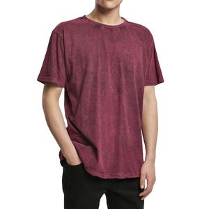 เสื้อยืดผู้ชายทรงเรกูลาร์ฟิต ย้อมสีไทได ผ้าฝ้าย 100% เนื้อหนา ทรงดรอปไหล่ แห้งเร็ว สไตล์สตรีทแวร์ ล้างสีแบบแอซิดวอช ขายดี - Product Image 4