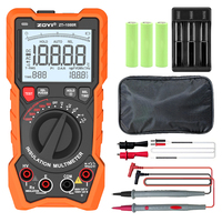 ZOYI ZT-1000R Penguji Isolasi Multimeter Digital LCD Layar 5 Digit 0-1000V Penghitungan Otomatis Resistansi Rentang 19999-bit