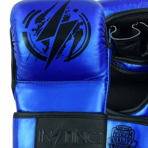 ถุงมือชกมวย MMA คุณภาพพรีเมียมแบบใหม่ สำหรับฝึกซ้อมและแข่งขัน  หนังแท้  แบบครึ่งนิ้ว  ฝ่ามือเปิด - Product Image 2
