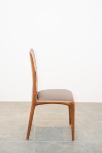 Chaise de salle à manger en bois de frêne moderne de luxe, finition noyer, avec structure à mortaise et tenon, pour salle à manger, cuisine, restaurant, PISANO - Product Image 6