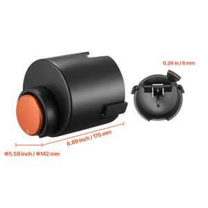 Lucchetto per Gancio di Traino Rinforzato per Accoppiatori Airstream da 2 5/16 Pollici, Catena di Sicurezza per Rimorchio, 3 Chiavi, Resistente alla Ruggine, Accessorio per il Controllo del Carico - Product Image 6