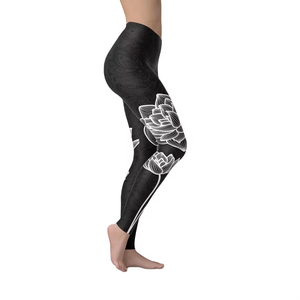 Unique Design Women Sublimation Leggings Hot Selling Fashionable Design Women Wear Leggings Elastic Waist Breathable durable - Product Image 2