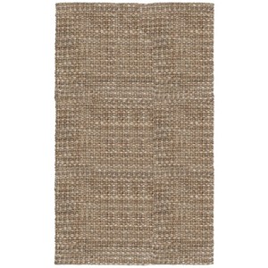 Rectangle Braided Jute Area <b>Rug</b> Geometric Pattern Bohemian Style Non-Slip Rubber Backing Living Room Home Use - Product Image 5