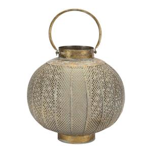 Lanterne suspendue de forme ronde personnalisable, style marocain, pour la décoration de la maison et du jardin, porte-bougie durable pour bougies chauffe-plat. - Product Image 6