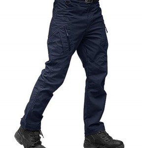 Wholesale Straight 100% Cotton Lightweight Canvas <b>Cargo</b> Pants Men Baggy High Quality Casual Multi Pockets <b>Work</b> Pants - Product Image 4