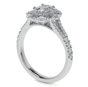 Moissanite Oval Cut Prong Set <b>Solitaire</b> Engagement <b>Ring</b> 925 Sterling <b>Silver</b> Luxury Bridal Wedding Anniversary Gift - Product Image 4