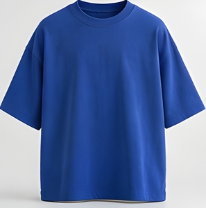 เสื้อยืดคอตตอนเฟรนช์เทอร์รี่พรีเมียม 240 GSM ทรงโอเวอร์ไซส์ หนานุ่ม เสื้อเปล่า ผู้ผลิตเสื้อผ้า OEM รับผลิตเสื้อผ้าตามสั่ง - Product Image 3