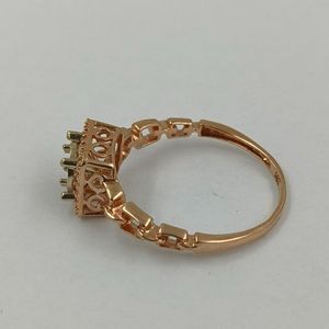 Anillo de Diamantes de Oro Sólido de 14K de Primera Calidad, Diseño Italiano, Corte Brillante, Certificado IGI, Chapado en Rodio, Montura de Anillo de Diamantes para Mujer, Anillo Fino de Lujo - Product Image 4