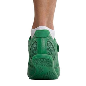 Green Low Profile Central <b>Hook</b> Loop Strap Fastening Karate <b>Shoes</b> Instep Textured Base Dojo Martial Arts Practice Footwear - Product Image 3