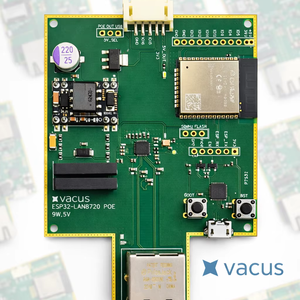 Placa de Desarrollo Vacus ESP32 PoE (VT-ESP-POE-V1.4) |   Ethernet LAN8720 |   9W PoE |   Controlador IoT de Alto Rendimiento |   IndiaVT - Product Image 1