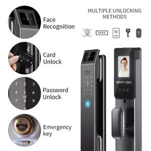 3D ระบบจดจำใบหน้าสมาร์ทล็อคประตูอัตโนมัติชีวมาตร RFID IC APP WiFi กล้องรักษาความปลอดภัยดิจิตอลลายนิ้วมือ - Product Image 5