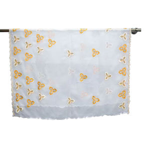 Wholesale AHE Women Long Chiffon Hijab <b>Shawl</b> Floral Rhinestone <b>Embroidered</b> Multicolor Soft Lightweight Breathable Summer Daily - Product Image 2