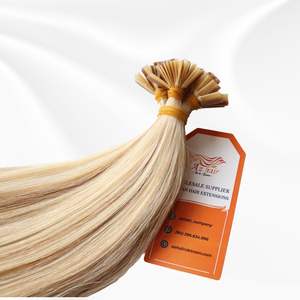 Extensiones de cabello humano con queratina vietnamita, Cabello 100% virgen de alta calidad con punta plana, al mejor precio de fábrica - Product Image 2