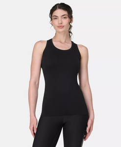 Camiseta sin mangas de punto acanalado estilo corsé para mujer, sin costuras, estilo urbano, venta al por mayor 2026 - Product Image 1