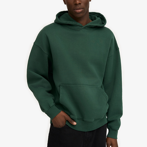 Sudadera con Capucha para Hombre, Invierno, Cálida, 100% Algodón, Forro Polar, Gruesa, 300g, con Logotipo Personalizado, Deportiva, Resistente al Viento, Transpirable - Product Image 5
