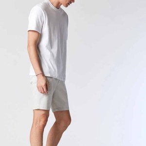 <b>Men</b> Solid Color <b>Bermuda</b> <b>Shorts</b> Mid Waist Button Fly Casual Style Cotton Oxford Fabric Breathable Woven <b>Shorts</b> - Product Image 3