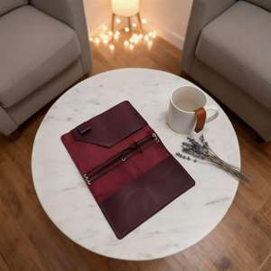 Funda de Cuero Genuino para Cuaderno A5, Resistente a Olores, de Alta Calidad, para Escribir Notas, Recargable - Product Image 3