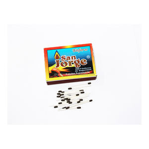 Cerillas de Cera Clásicas Ecológicas y Seguras, 40x33x12mm, en Caja Compacta, Palitos de Madera Recubiertos, Cabezas Negras, Encendido Suave - Product Image 5