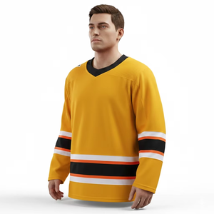 Maillot de hockey respirant de haute qualité, grande taille, léger, unisexe, vêtements de sport au design unique - Product Image 5