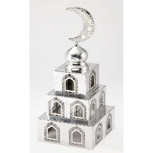 Adorno de Torre Islámica para la Celebración del Eid, Decoración Festiva, Perfecta para Celebrar el Eid y el Ramadán, Minarete Decorativo - Product Image 4