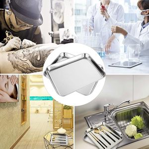 Bandeja de acero de alta calidad para instrumentos quirúrgicos, reutilizable, para uso profesional médico y dental. - Product Image 3