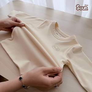 ชุดเซ็ทลำลองแขนยาวเด็ก SeunKids ผ้าคอตตอนผสมโพลีเอสเตอร์เนื้อนุ่ม ผลิตในเวียดนาม - Product Image 1
