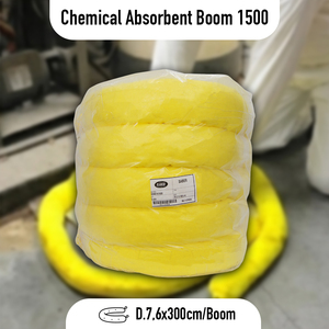 Calcetín Absorbente de Químicos 1500, Calcetín Absorbente para Derrames de Químicos Industriales, para Control de Líquidos Peligrosos Ácidos y Alcalinos, Laboratorio, Fábrica - Product Image 2