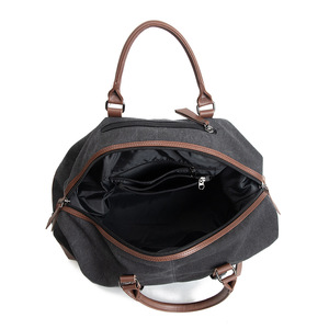 Vintage Leather Travel Duffle Bag Large Capacity Weekend Overnight Bag Men Carry on Luggage <b>Handbag</b> for Business Trip Gym - Product Image 2