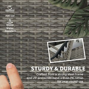 2 Gray Outdoor <b>Zero</b> <b>Gravity</b> Chaise Lounge <b>Chairs</b> with Cushion Headrest Armrests and Rolling Wheels - Product Image 4