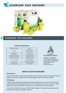 Máquina de Jugo de Caña de Azúcar Comercial de Alta Resistencia y Calidad Premium para Extracción de Jugo de Caña Natural Fresco, Disponible en Grandes Cantidades - Product Image 3