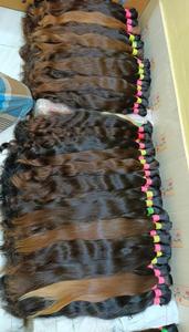 Cabello Indio 100% Virgen, Cutícula Intacta y Alineada, Sin Enredos, Textura Lisa, Ondulada, Rizada, Sin Procesar, de un Solo Donante, Tejido a Mano - Product Image 2