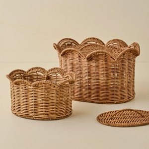 Rattan <b>Basket</b> Hot Sale Handmade Natural Eco Friendly Multi Use Home Decor Storage Organizer Wholesale Manufacturer - Product Image 5