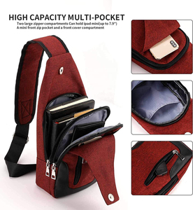 Sac à bandoulière unisexe de style sportif pour le voyage, la randonnée et les activités de plein air - Sacs messager à bandoulière - Product Image 4