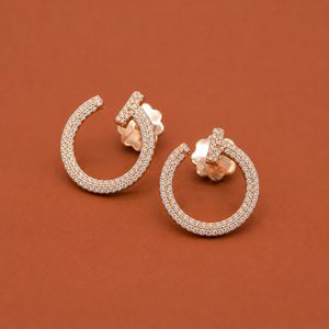 Pendientes de Aro con Diamantes, Plata de Ley 925, Aros Dobles en Forma de Lágrima para Mujer - Product Image 4