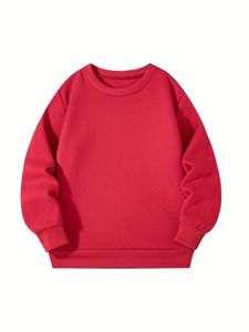 Women’s Plain Sweatshirt Bulk Wholesale Blank Crewneck <b>Jumper</b> for Sublimation and Screen Printing Cotton Blend Knitted Casual - Product Image 4
