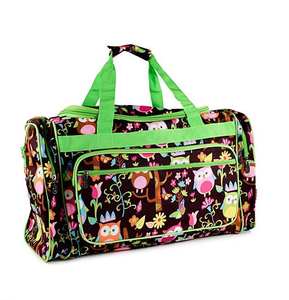 Bolsa Deportiva con Diseño de Búho Colorido, Resistente al Agua, para Viajes de Fin de Semana, con Múltiples Bolsillos, para Mujeres y Niños - Product Image 6