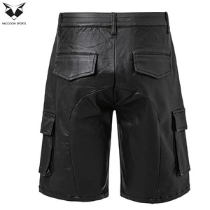 Buen Proveedor, Diseño Único, Servicio OEM ODM, Logotipo Personalizado, Pantalones Cortos de Cuero Transpirables, Ligeros y Duraderos para Adultos - Product Image 2