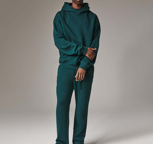 Men Sports Hoodie Tracksuit Cotton Sweatshirt and Track <b>Pants</b> Athletic Streetwear Set - Product Image 1
