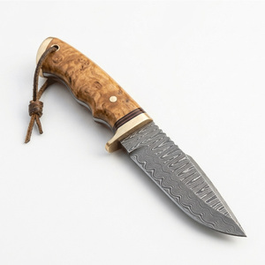 Couteau d'extérieur robuste en acier inoxydable pour le camping, le bushcraft, la randonnée, la pêche et la préparation aux situations d'urgence - Product Image 2