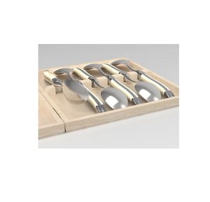 Modern <b>Bone</b> <b>Handle</b> Stainless Steel Luxury Dining Cutlery Set Spoon Fork <b>Knife</b> Flatware Utensil Set Traditional Style Party - Product Image 1