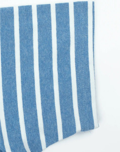 T-shirt en coton tricoté décontracté à rayures tie-dye surdimensionné à col rond et manches courtes pour homme 2026 - Product Image 6