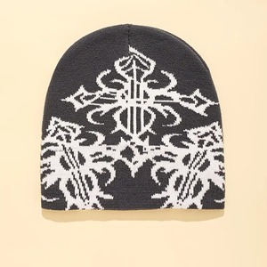 Fournisseur de bonnets d'hiver personnalisés haut de gamme, mélange de coton et d'acrylique doux, production OEM ODM - Product Image 4