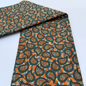 Best Selling African Wax Print Fabric 100 Percent Cotton by Hitjem Export Supplying African French and Island Markets - Product Image 1