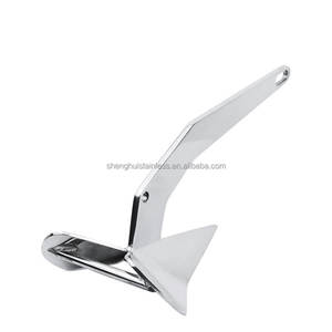 <span class=keywords><strong>Ancre</strong></span> <span class=keywords><strong>Delta</strong></span> à puissance de maintien élevée <span class=keywords><strong>Ancre</strong></span> de yacht en acier inoxydable Matériel marin OEM poli - Product Image 2